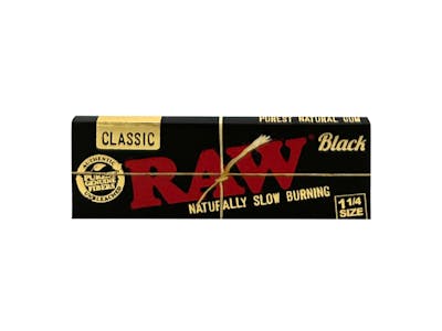 RAW Raw Black Classic 1 1/4 Papers for Sale - HiBrid Co Dispensary ...